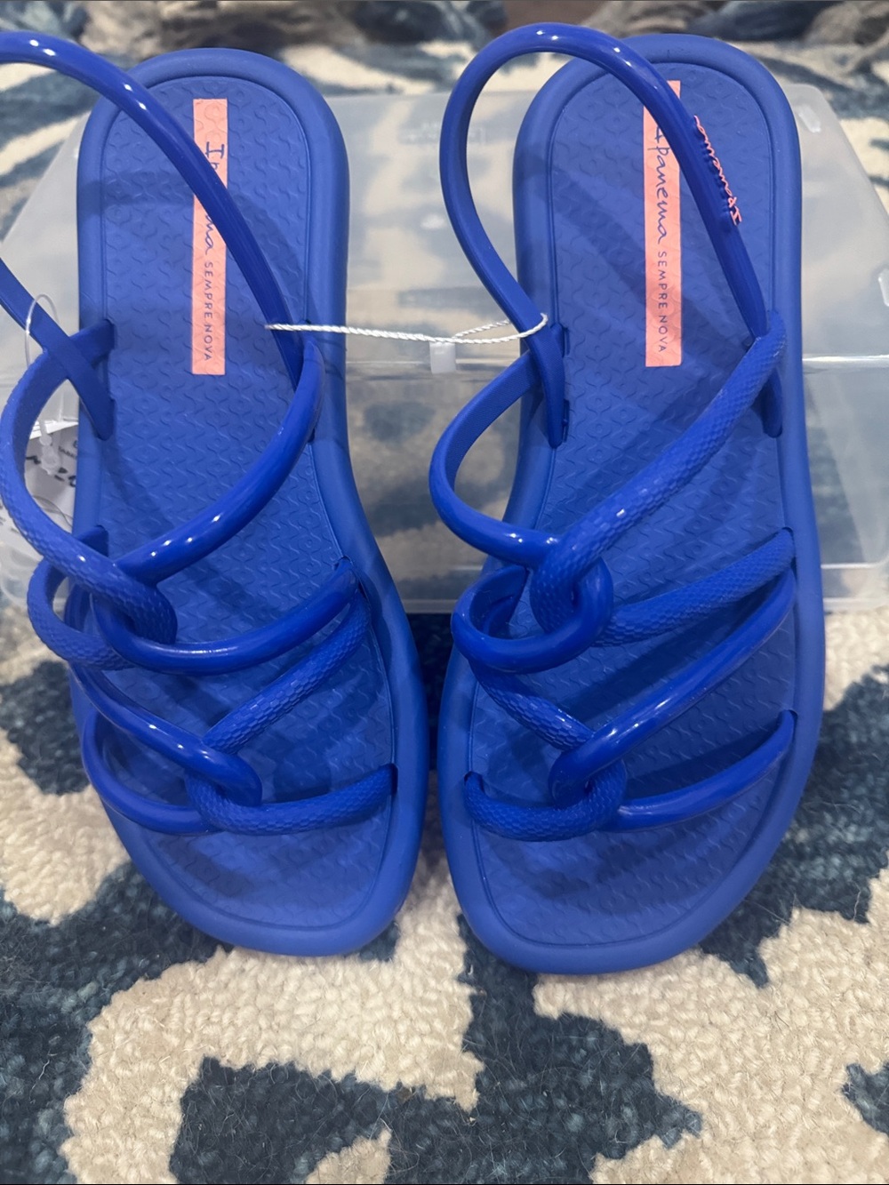 Ipanema Royal Blue Multi-Strap Women's Sandal